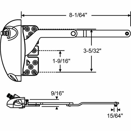 STRYBUC X Drive Casement Operator 36-511W-XD